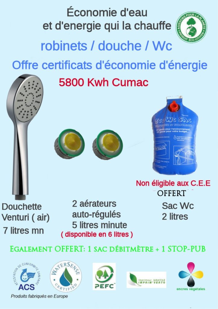 Kit hydro économe CEE