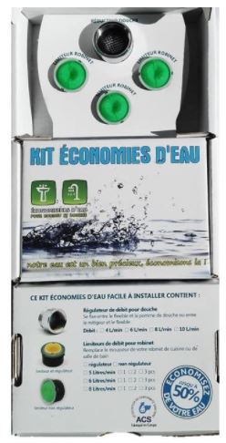 Minikit économie d'eau et d'énergie