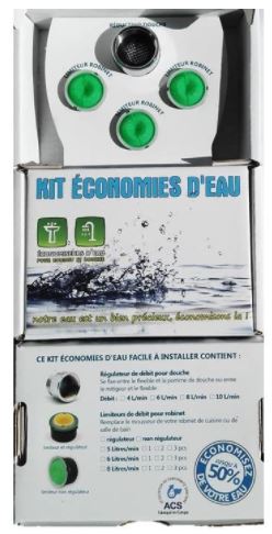 minikit économiseur d'eau